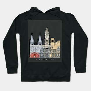 Adelaide skyline poster Hoodie